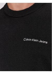 Calvin Klein Jeans Sweter Institutional Essential J30J324974 Czarny Regular Fit. Kolor: czarny. Materiał: bawełna