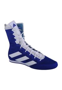 Adidas - Buty adidas Box Hog 4 M HP9612 niebieskie. Kolor: niebieski. Sport: fitness