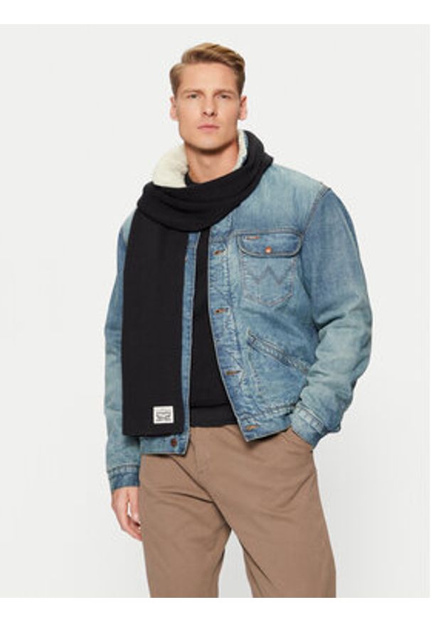 Levi's® Szalik 235939-6-59 Czarny. Kolor: czarny. Materiał: bawełna, materiał