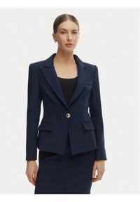 Rinascimento Marynarka CFC0128649003 Granatowy Slim Fit. Kolor: niebieski. Materiał: syntetyk #1