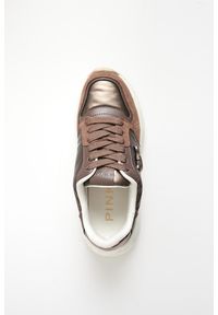 Pinko - Sneakersy damskie skórzane Gem 07 PINKO. Materiał: skóra #2