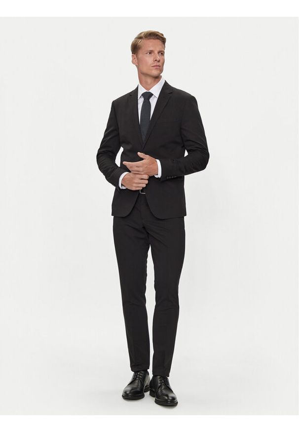 Lindbergh Garnitur 30-606900 Czarny Slim Fit. Kolor: czarny. Materiał: syntetyk