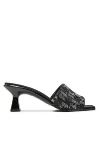 Karl Lagerfeld - KARL LAGERFELD Klapki KL30112 Czarny. Kolor: czarny. Materiał: materiał