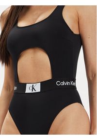Calvin Klein Swimwear Strój kąpielowy KW0KW02357 Czarny. Kolor: czarny. Materiał: syntetyk