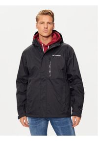 columbia - Columbia Kurtka przeciwdeszczowa Pouring Adventure™ III 2117171 Czarny Regular Fit. Kolor: czarny. Materiał: syntetyk #1
