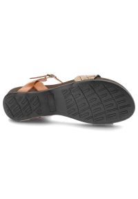 Brązowe Sandały Armodo Modne Obuwie Damskie. Zapięcie: pasek. Kolor: brązowy. Materiał: skóra. Sezon: lato. Styl: elegancki #7