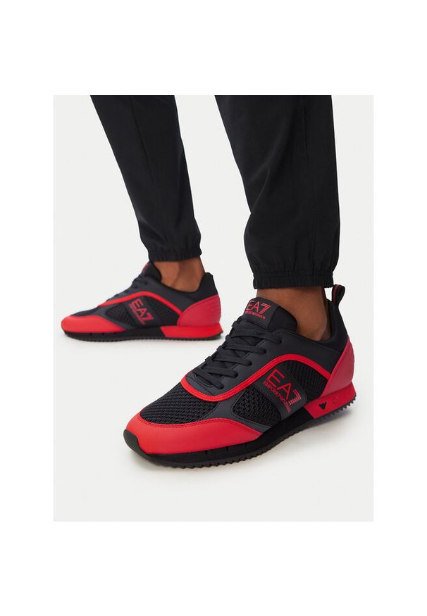 Sneakersy EA7 Emporio Armani. Kolor: czarny