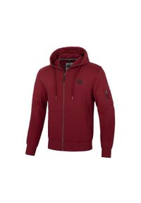 PITBULL - Bluza męska Pitbull rozpinana z kapturem Terry Everts. Typ kołnierza: kaptur. Kolor: czerwony, wielokolorowy, brązowy. Sport: fitness #1