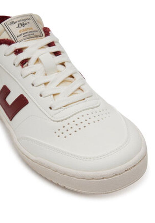 Flamingos' Life - Flamingos Life Sneakersy Stadion Biały. Kolor: biały. Materiał: skóra