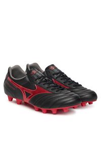 Mizuno Buty do piłki nożnej Morelia II Club FG P1GA2508 Czarny. Kolor: czarny. Materiał: skóra #2