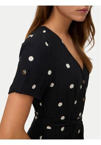 Vero Moda Sukienka koszulowa Joan 10343501 Czarny Regular Fit. Kolor: czarny. Materiał: wiskoza. Typ sukienki: koszulowe #5