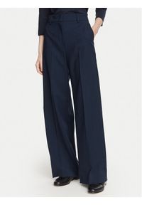 Weekend Max Mara Spodnie materiałowe Visivo 2625136061 Granatowy Regular Fit. Kolor: niebieski. Materiał: wełna #1