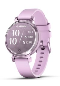 GARMIN - Smartwatch Garmin Lily 2 liliowy. Rodzaj zegarka: smartwatch. Kolor: liliowy. Materiał: nylon, skóra. Styl: elegancki