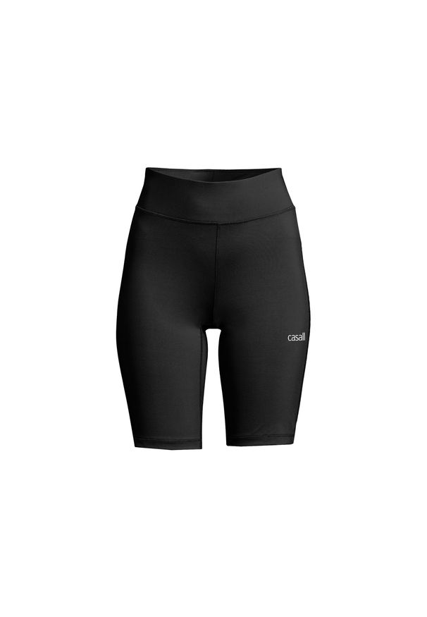 CASALL - Damskie szorty z wysoką talią Casall Essential. Stan: podwyższony. Kolor: czarny. Długość: krótkie. Sezon: lato. Sport: kolarstwo