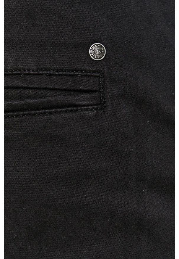 !SOLID Spodnie męskie kolor czarny w fasonie chinos. Kolor: czarny. Materiał: tkanina. Wzór: gładki