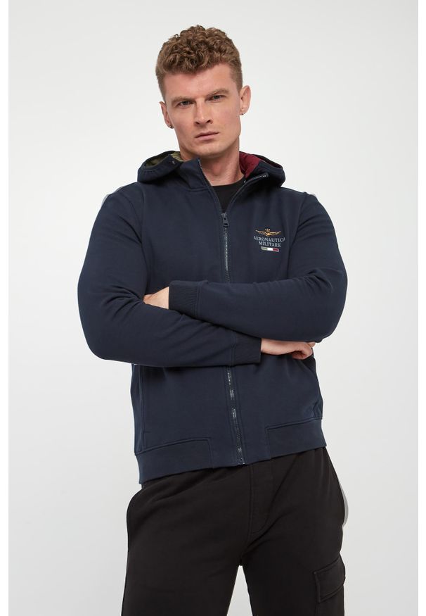 Aeronautica Militare - Bluza męska z kapturem AERONAUTICA MILITARE. Typ kołnierza: kaptur
