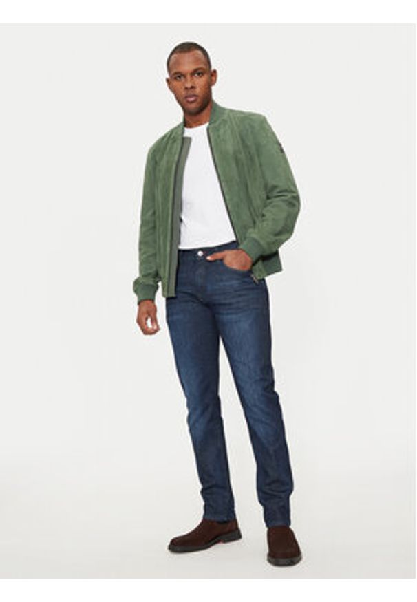 Hechter Paris Jeansy 26050 142361 Granatowy Regular Fit. Kolor: niebieski