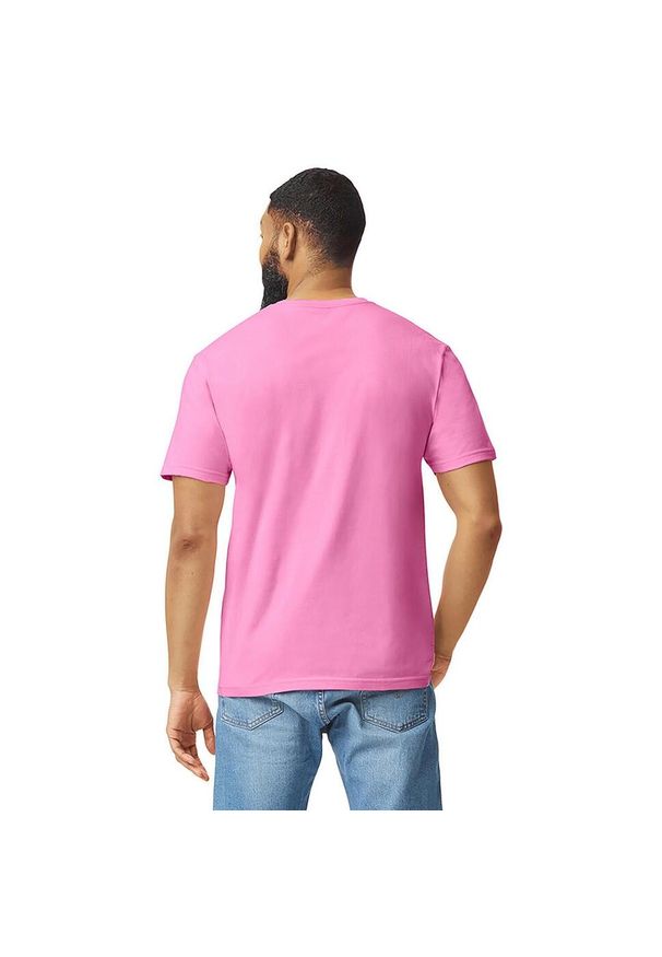 GILDAN - Bawełniana Koszulka Unisex Dla Dorosłych W Miękkim Stylu. Kolor: fioletowy. Materiał: bawełna