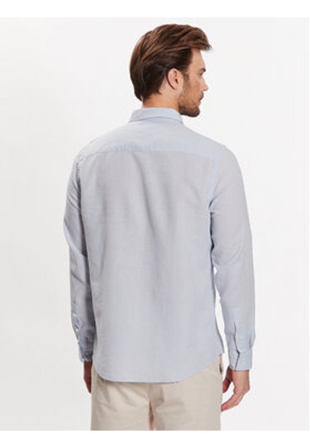 Calvin Klein Koszula K10K108664 Błękitny Regular Fit. Kolor: niebieski. Materiał: bawełna