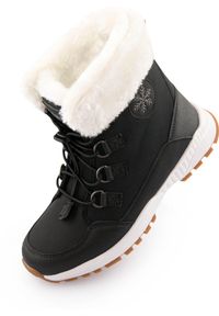 ALPINE PRO - Wodoodporne zimowe buty dla dzieci Loap Miky Black - Rozmiar 31. Kolor: czarny. Sezon: zima
