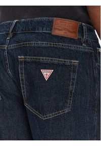 Guess Jeans Szorty jeansowe M4YD37 D5M55 Granatowy Regular Fit. Kolor: niebieski. Materiał: bawełna