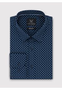 PAKO LORENTE – Granatowa koszula o prostym kroju we wzór paisley P24SF-1X-029-G-R - Pako Lorente. Kolor: niebieski. Długość rękawa: długi rękaw. Długość: długie. Wzór: paisley #10