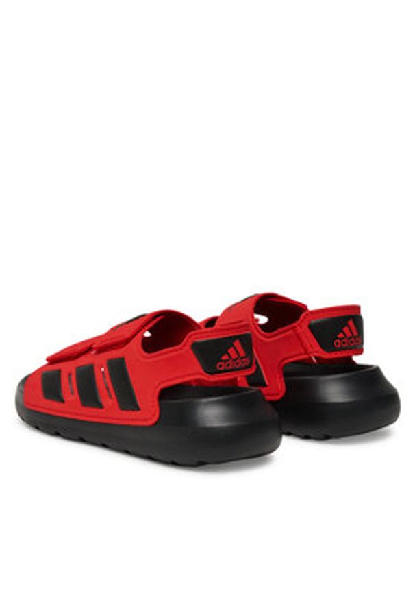 Adidas - adidas Sandały Altaswim 2.0 JI3061 Czerwony. Kolor: czerwony