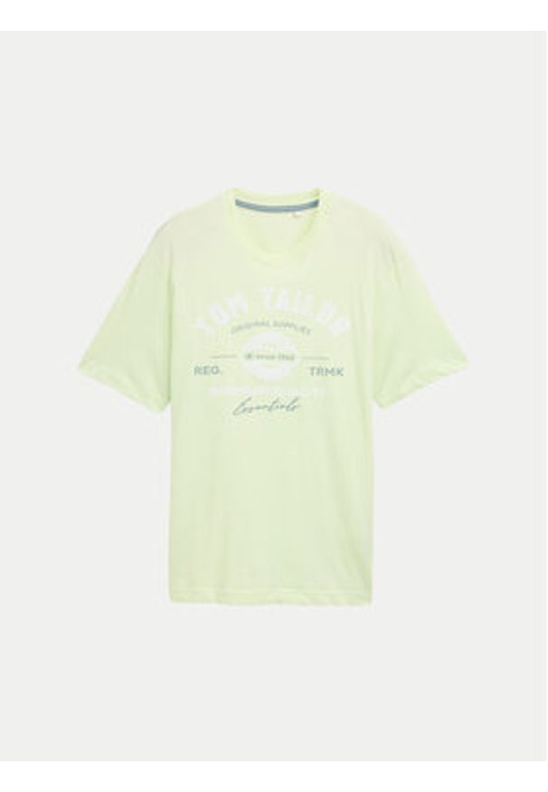 Tom Tailor T-Shirt 1037735 Zielony Regular Fit. Kolor: zielony. Materiał: bawełna
