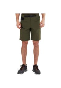 FUNDANGO - Spodenki trekkingowe męskie Fundango Roger Trekking Short. Kolor: czarny, zielony, wielokolorowy. Materiał: poliamid. Sport: turystyka piesza