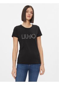 Liu Jo T-Shirt WA4051 JS923 Czarny Regular Fit. Kolor: czarny. Materiał: bawełna