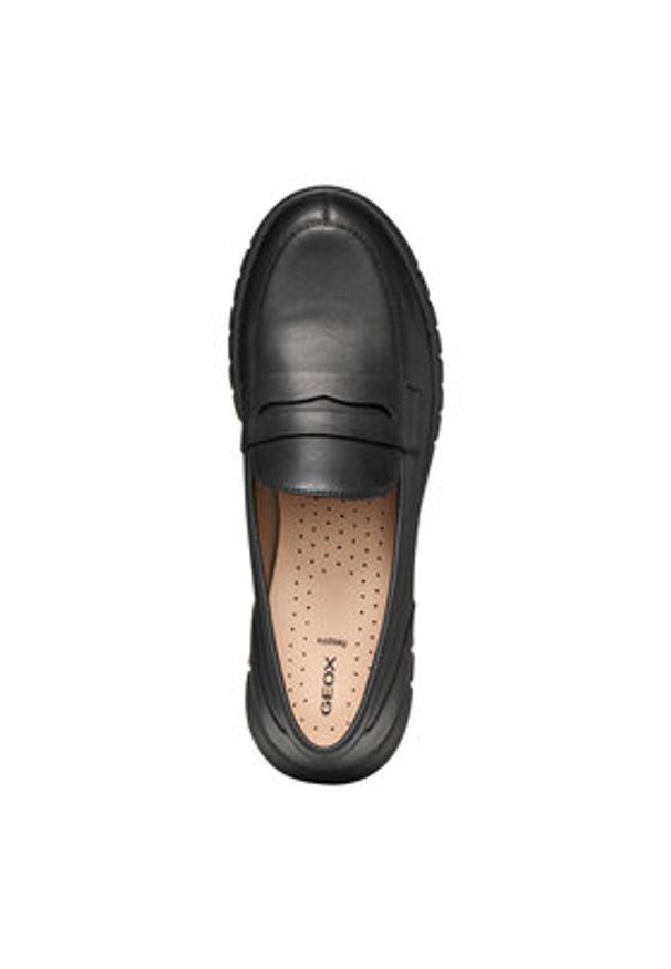 Geox Półbuty D Flextride D659AB 0009B C9999 Czarny. Kolor: czarny. Materiał: skóra