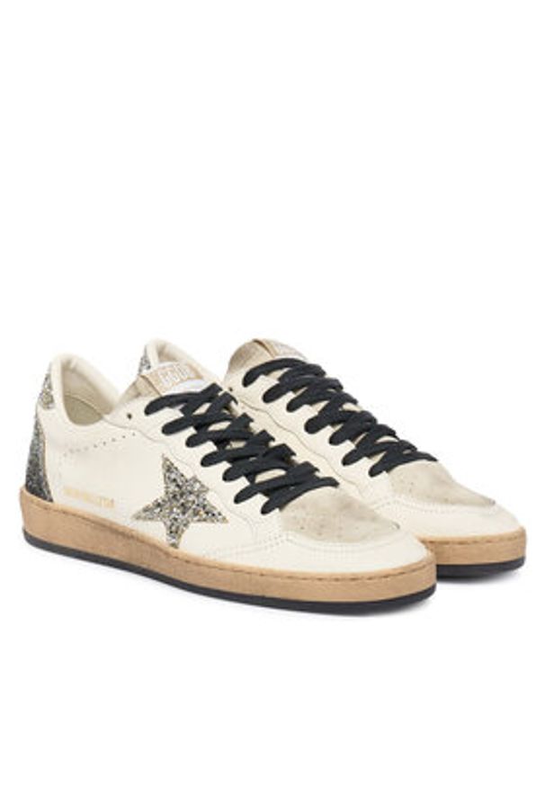 GOLDEN GOOSE Sneakersy Ball Star GWF0011.7F007472.1227 Beżowy. Kolor: beżowy. Materiał: skóra