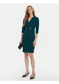 Rinascimento Sukienka koktajlowa CFC0126151003 Zielony Slim Fit. Kolor: zielony. Materiał: syntetyk. Styl: wizytowy