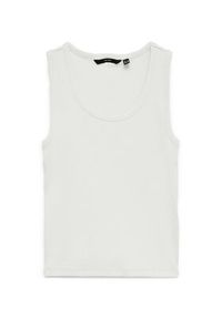 Vero Moda Top Chole 10344951 Biały Regular Fit. Kolor: biały. Materiał: bawełna #6