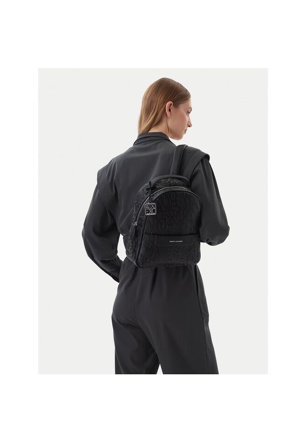 Plecak Armani Exchange. Kolor: czarny