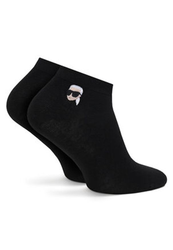 Karl Lagerfeld - KARL LAGERFELD Skarpety krótkie A4M47044 Czarny. Kolor: czarny. Materiał: bawełna