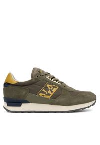 Napapijri Sneakersy Stab NP0A4IQI Khaki. Kolor: brązowy. Materiał: materiał