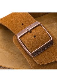 Birkenstock Klapki Arizona Bs 1009526 Brązowy. Kolor: brązowy. Materiał: zamsz, skóra #4