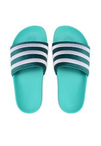 Adidas - adidas Klapki adilette W GX3371 Zielony. Kolor: zielony. Materiał: materiał #8