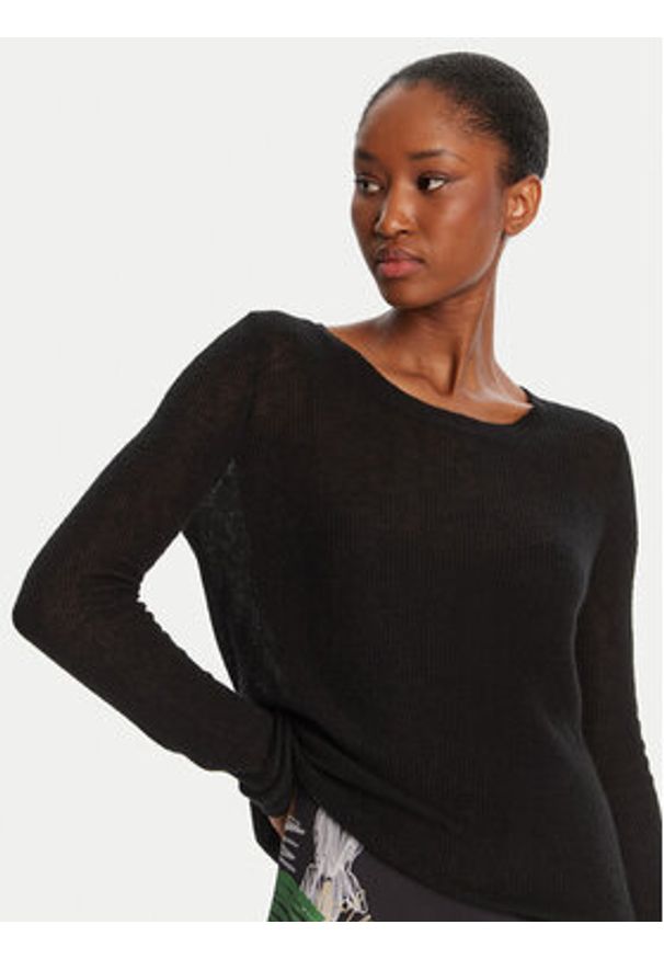 Desigual Sukienka codzienna Kala 25WWVK25 Czarny Slim Fit. Okazja: na co dzień. Kolor: czarny. Materiał: syntetyk. Typ sukienki: proste. Styl: casual