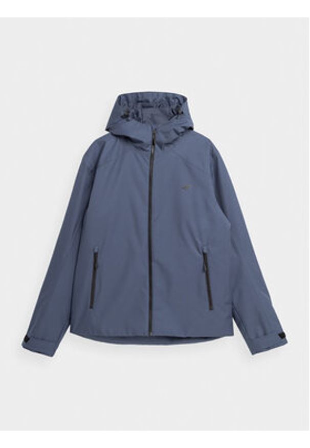 4f - 4F Kurtka outdoor 4FAW23TTJAM304 Granatowy Regular Fit. Kolor: niebieski. Materiał: syntetyk. Sport: outdoor