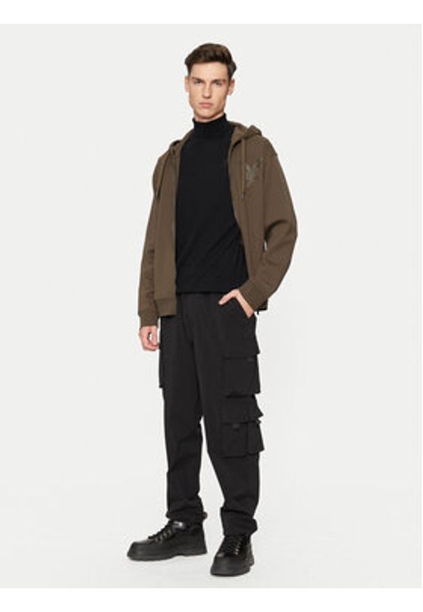 Armani Exchange Bluza 6DZMAF ZJKBZ 1897 Zielony Regular Fit. Kolor: zielony. Materiał: bawełna