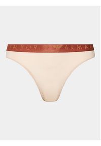 Emporio Armani Underwear Figi 164793 3F235 03050 Beżowy. Kolor: beżowy. Materiał: bawełna, syntetyk #4