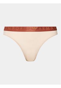 Emporio Armani Underwear Figi 164793 3F235 03050 Beżowy. Kolor: beżowy. Materiał: syntetyk