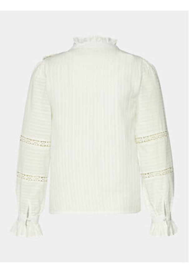 NAF NAF Bluzka Holaia C1 YHNC59 Écru Regular Fit. Materiał: bawełna