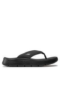 skechers - Skechers Japonki Go Walk Flex Sandal-Vallejo 229202/BBK Czarny. Kolor: czarny #4