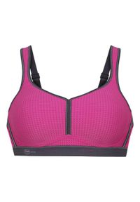 ANITA ACTIVE - Stanik do biegania Performance z wysokim poziomem podtrzymywania. Kolor: różowy. Materiał: elastan, poliester, poliamid. Sport: bieganie