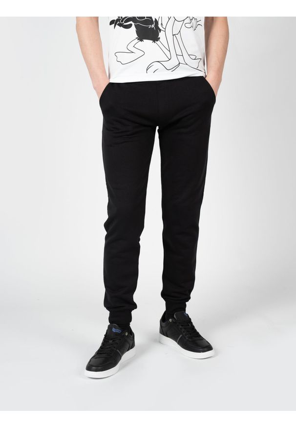 Iceberg Spodnie "Sweatpants" | B0106300 | Mężczyzna | Czarny. Okazja: na co dzień. Kolor: czarny. Materiał: bawełna. Długość: długie. Styl: sportowy, casual, elegancki
