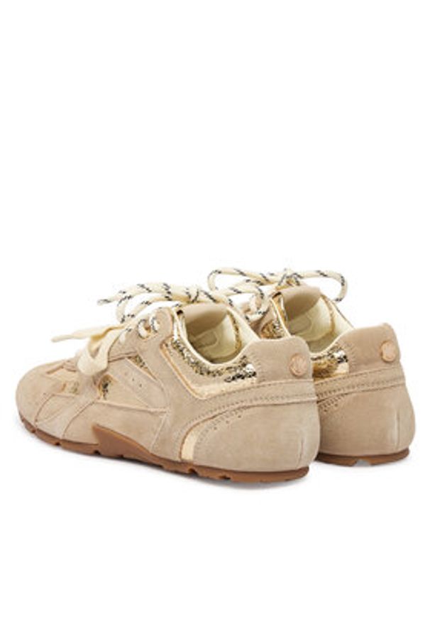 Steve Madden Sneakersy Asiel 11005159 Złoty. Kolor: złoty. Materiał: skóra