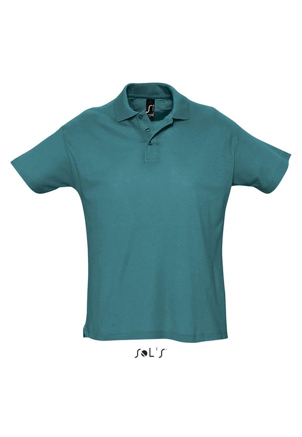 SOL'S - Polo Sol's Summer Ii. Typ kołnierza: polo. Kolor: wielokolorowy, niebieski, różowy. Materiał: bawełna. Sezon: lato